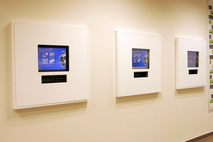 Quioscos para descarga y edición.