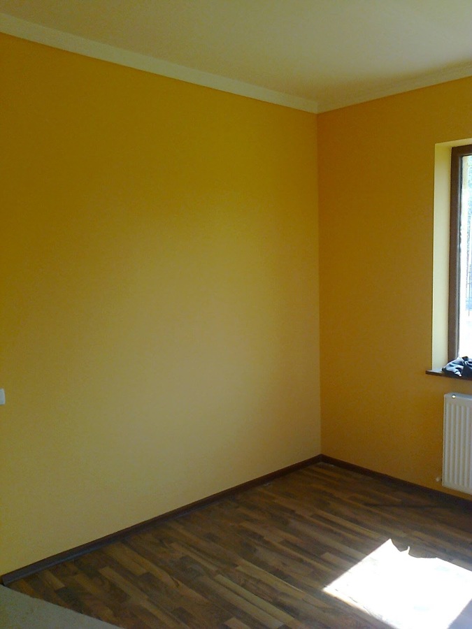 Quitar gotelet ,alisar paredes y pintar.