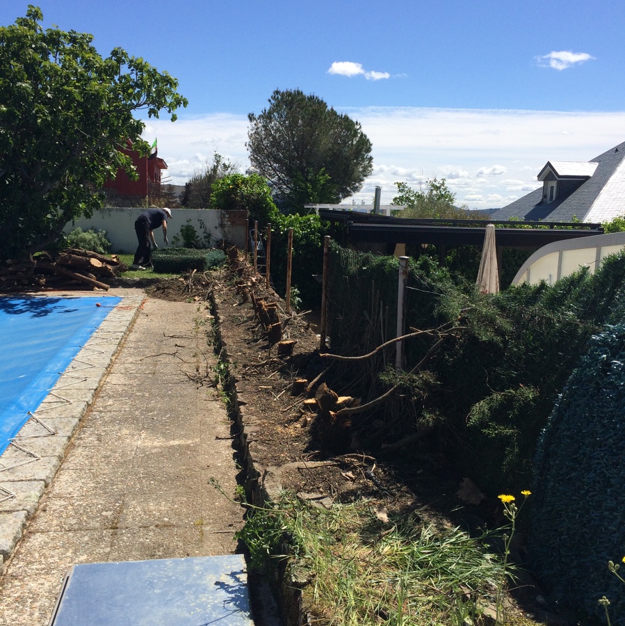 Quitar la vallas de malla