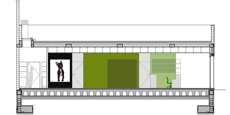 raddi ARQUITECTES, Clínica Veterinaria en planta baja. Sección