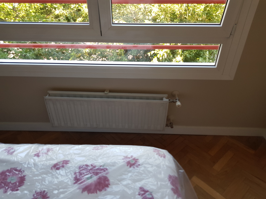 Radiador de chapa antiguo