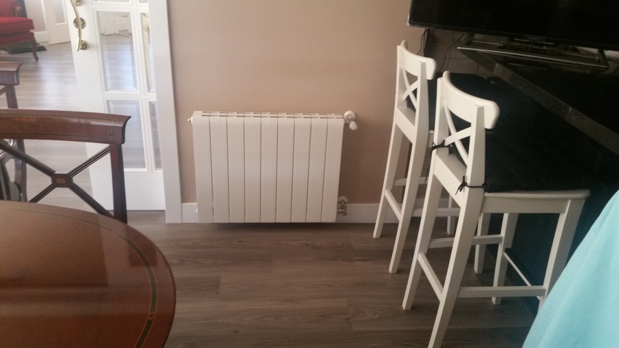 radiador en comedor