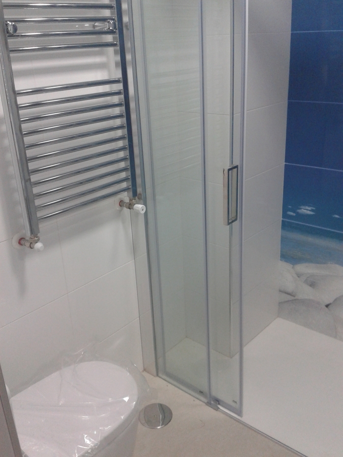 radiador toallero en aseo