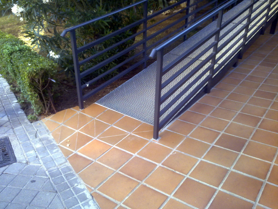 rampa acceso minusvalidos