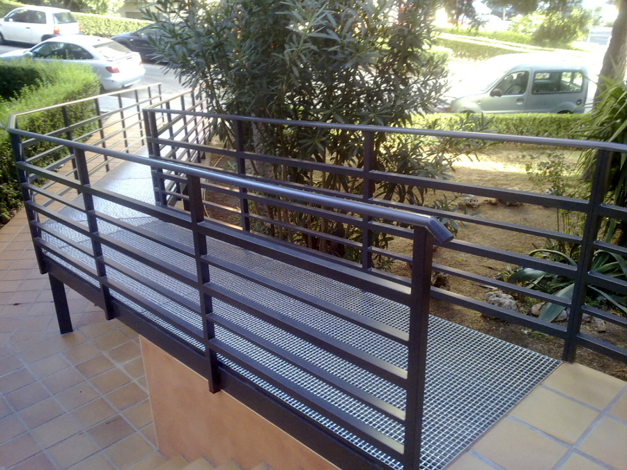 rampa acceso minusvalidos