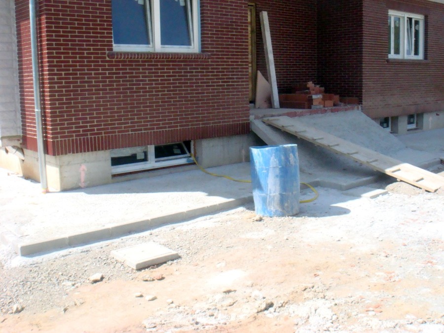 rampa de acceso a vivienda.