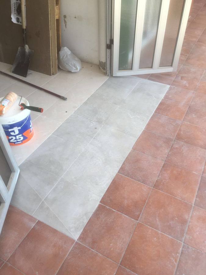 Rampa de acceso discapacitados al aula.