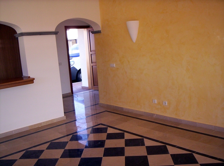 Realización de estuco veneciano.