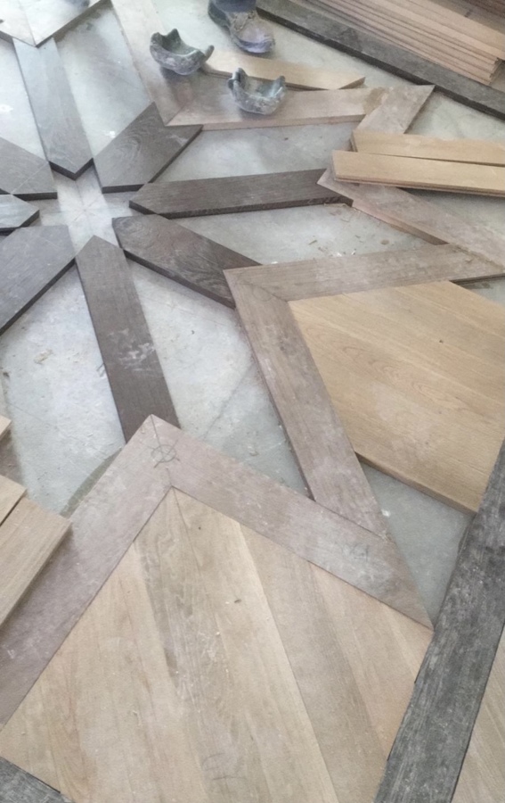 Realización de incrustaciones se madera