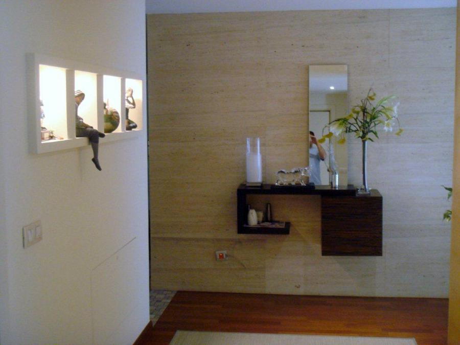 Realización de pared en piedra