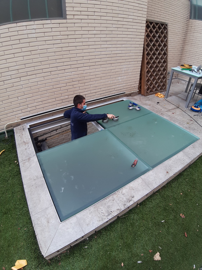 Realizando los trabajos