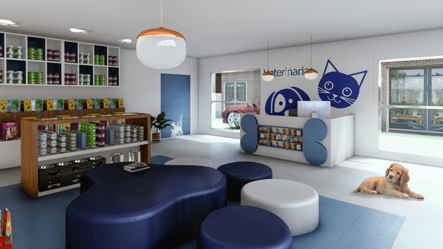 Recepción veterinaria