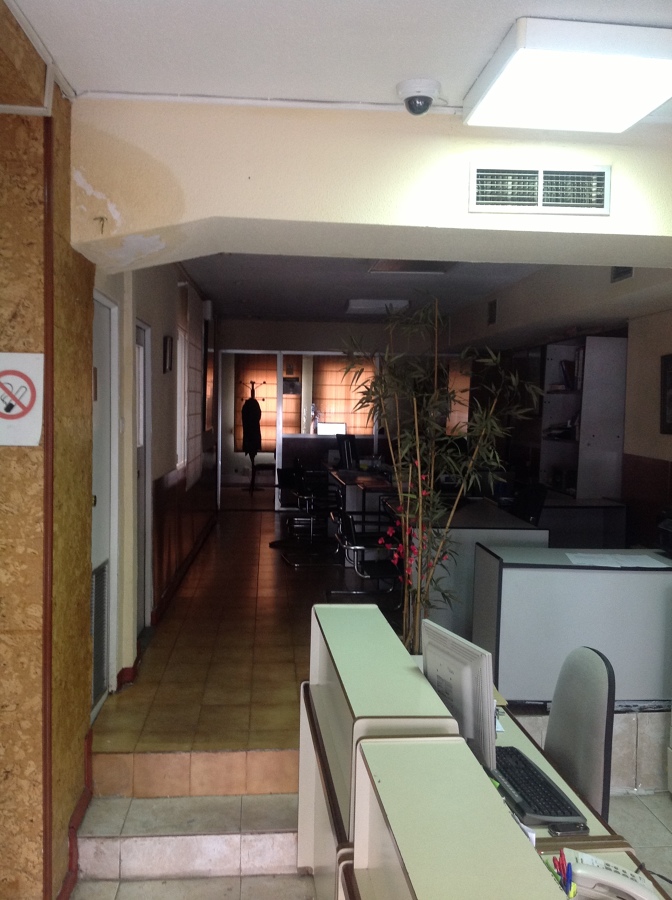 Recepción y puestos operativos estado original