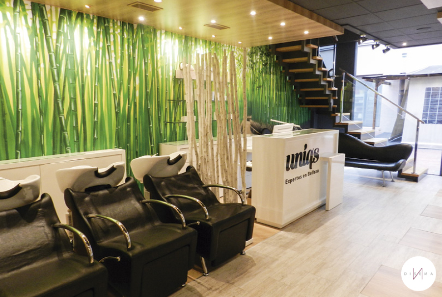 Recepción y sillones lavacabezas