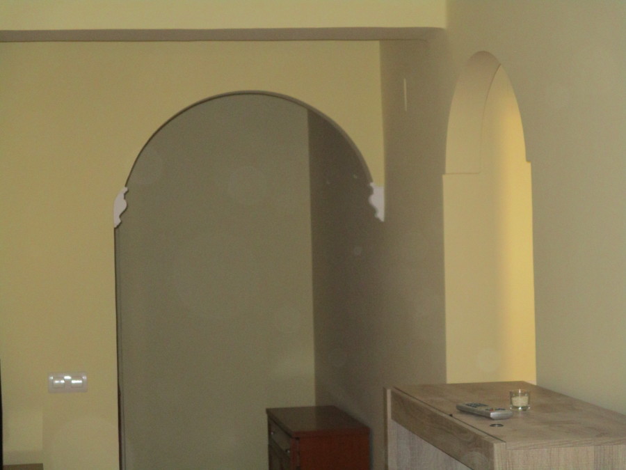 Recibidor y sala de estar