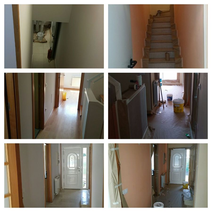 recibidor y tiro de escalera 