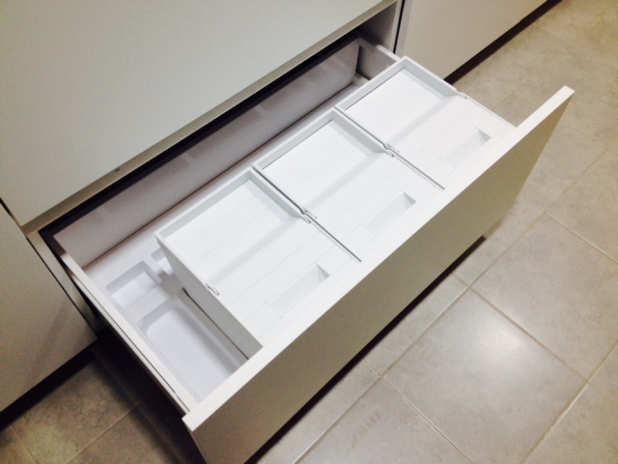 Reciclaje de basura seleccionado