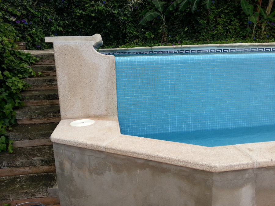 Reconstrucción de piscina