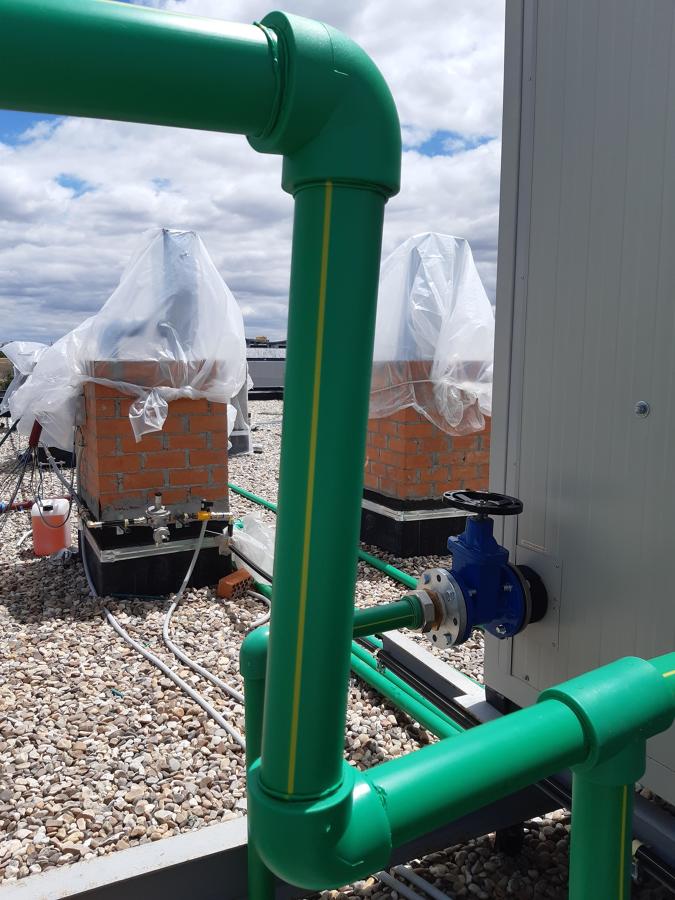 Recorrido instalación por azotea