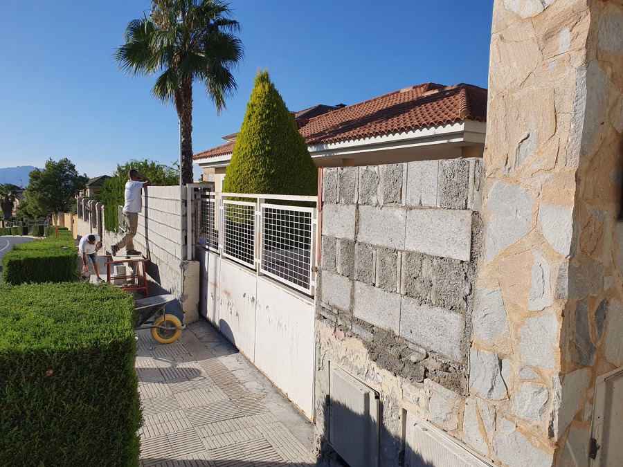 recrecido con bloque