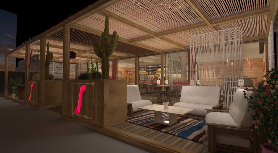 Reforma bar/restaurante Segafredo en el Hotel Wela