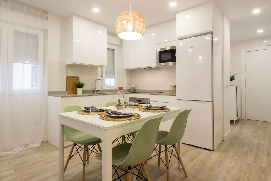 Reforma cocina abierta