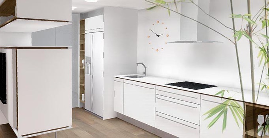 Reforma Cocina-Comedor semiabierto. PANDO. Valencia