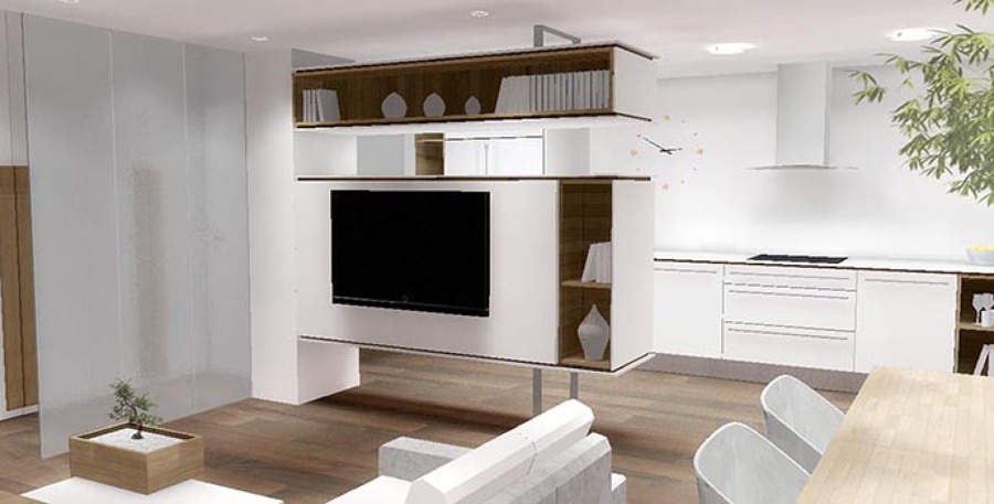 Reforma Cocina-Comedor semiabierto. PANDO. Valencia