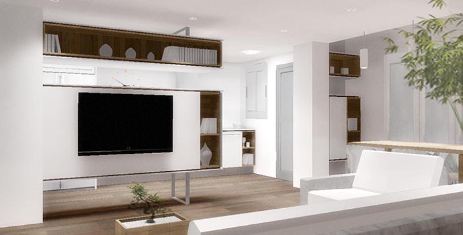 Reforma Cocina-Comedor semiabierto. PANDO. Valencia