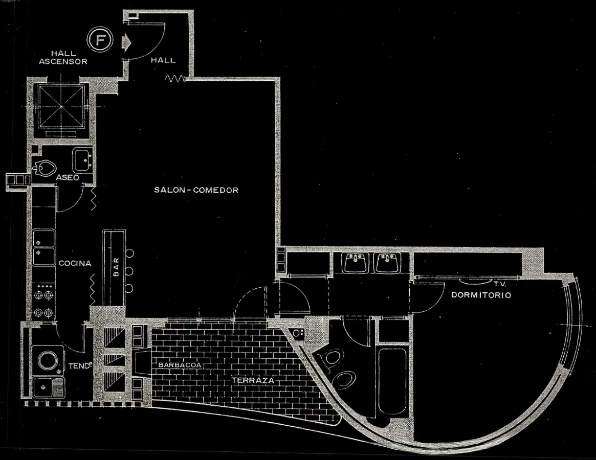 Reforma de apartamento en Madrid. Estado actual