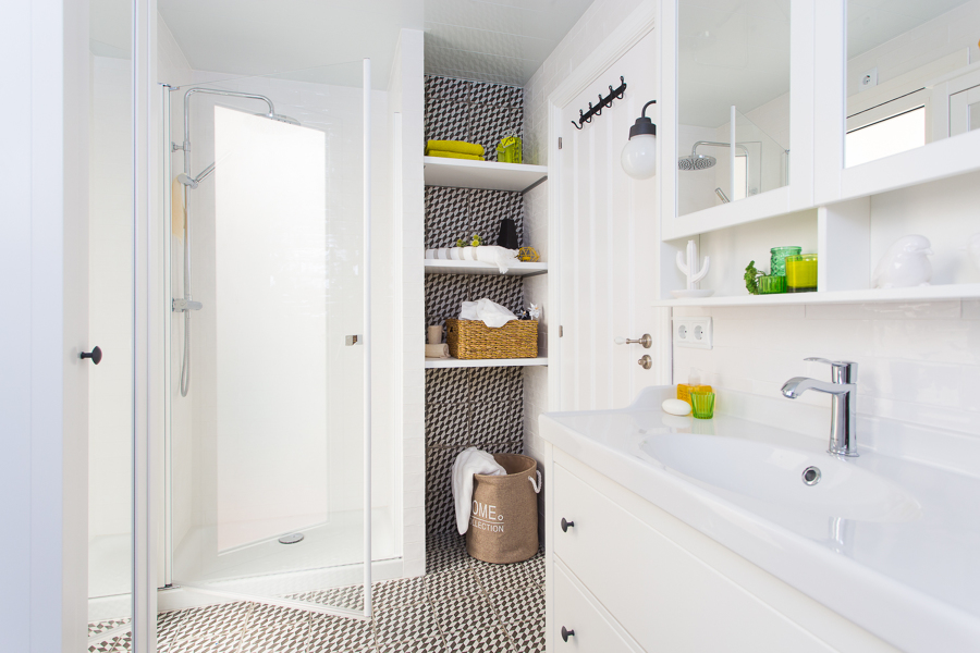 Reforma de baño retro