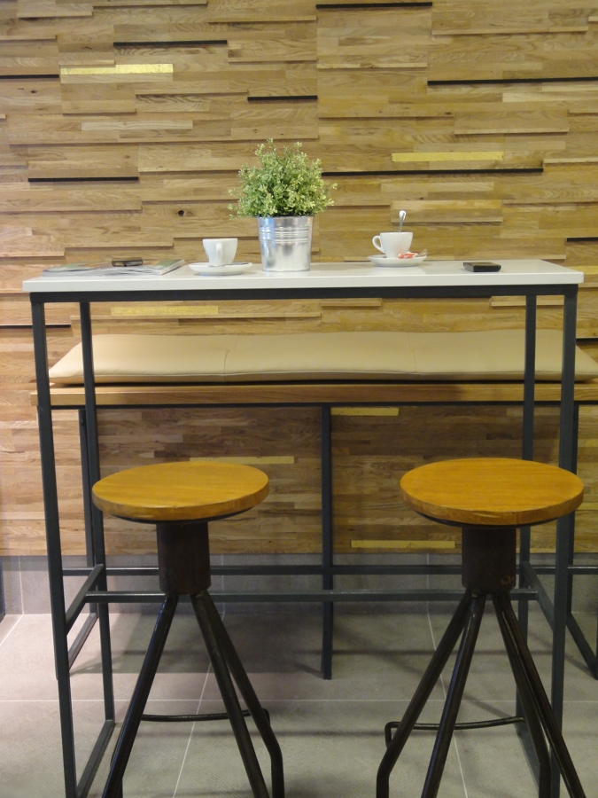 Detalle de panel de madera