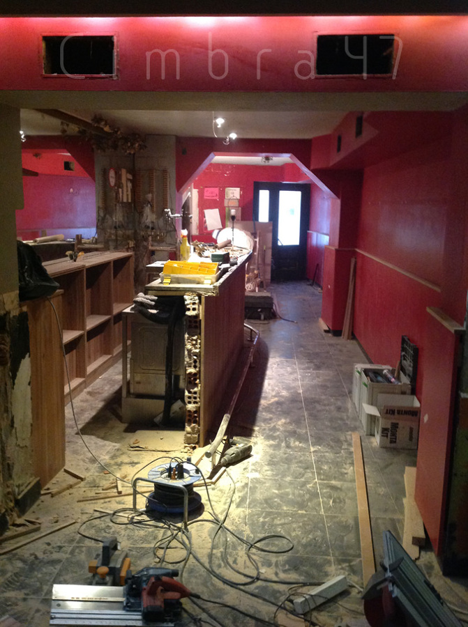 Reforma de bar "La Cuca" Burgos. Reforma de local comercial en burgos.