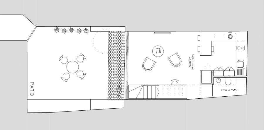 Reforma de casa con patio