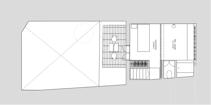Reforma de casa entre medianeras