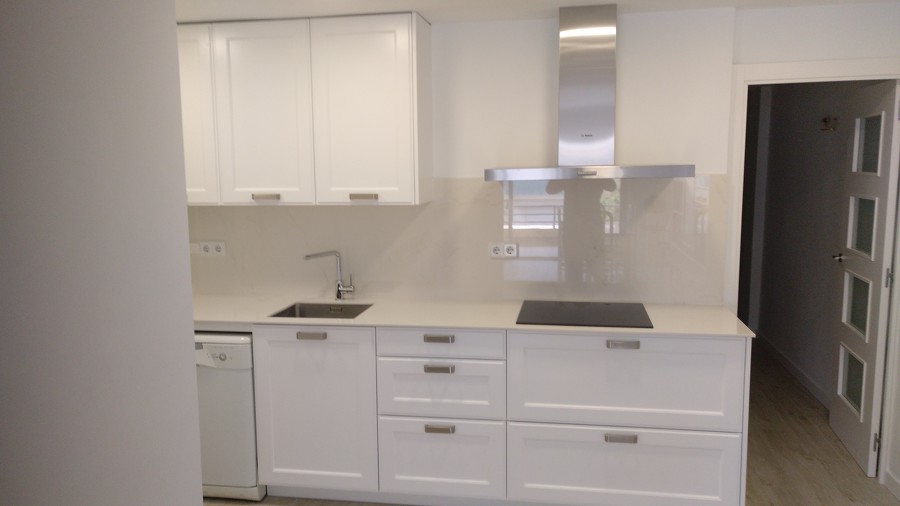 reforma de la cocina del  piso