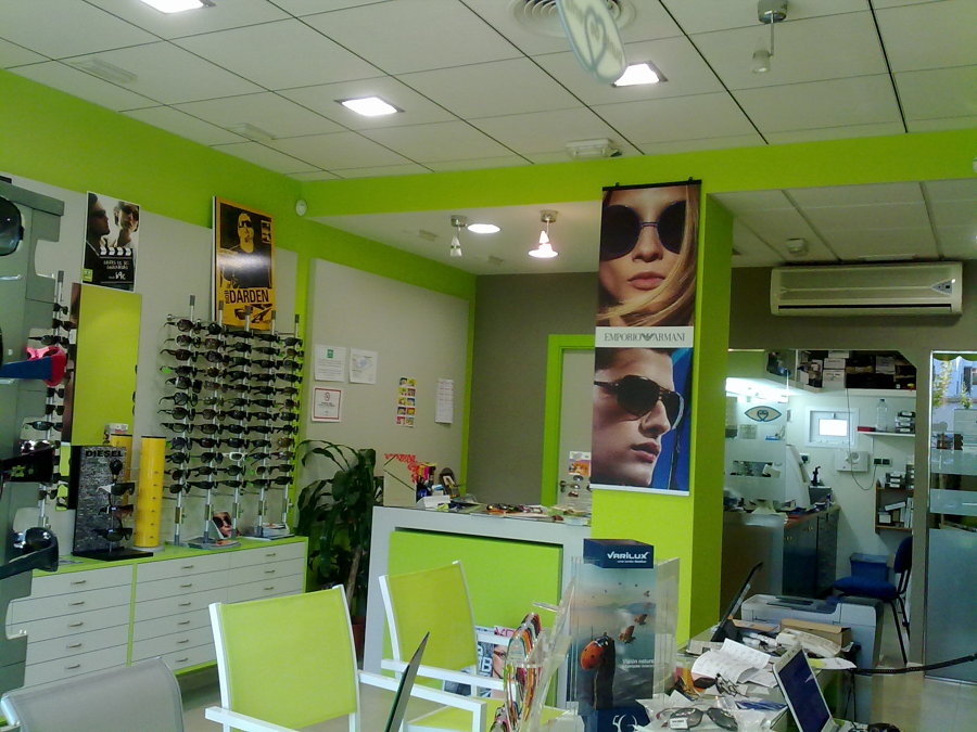 Reforma de local óptica techos