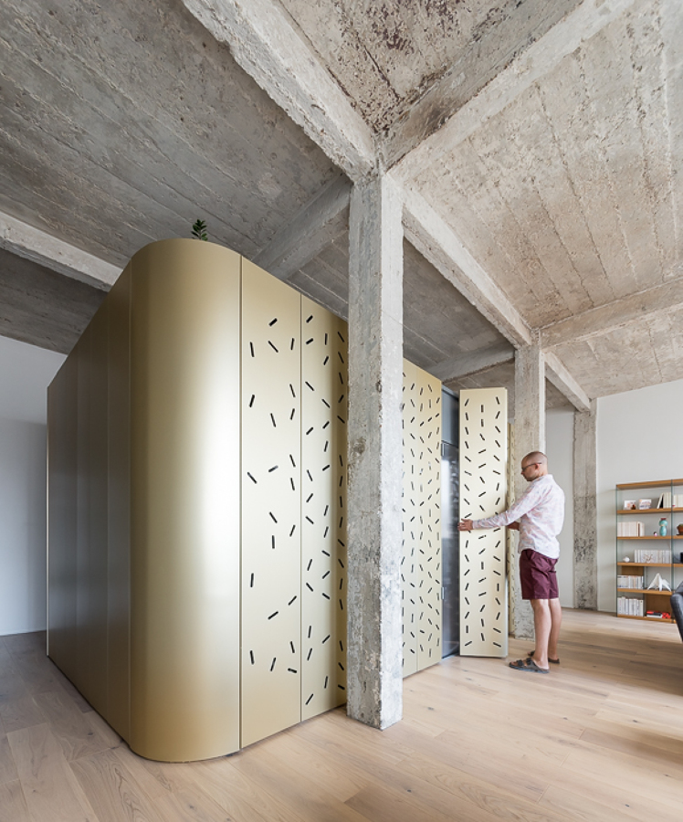 Reforma de loft con estructura de hormigón