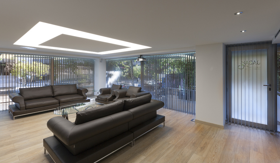 Reforma de oficinas - Telas tensadas