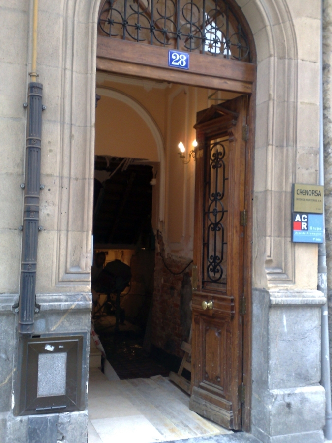 Reforma de Portal en ejecución actualmente