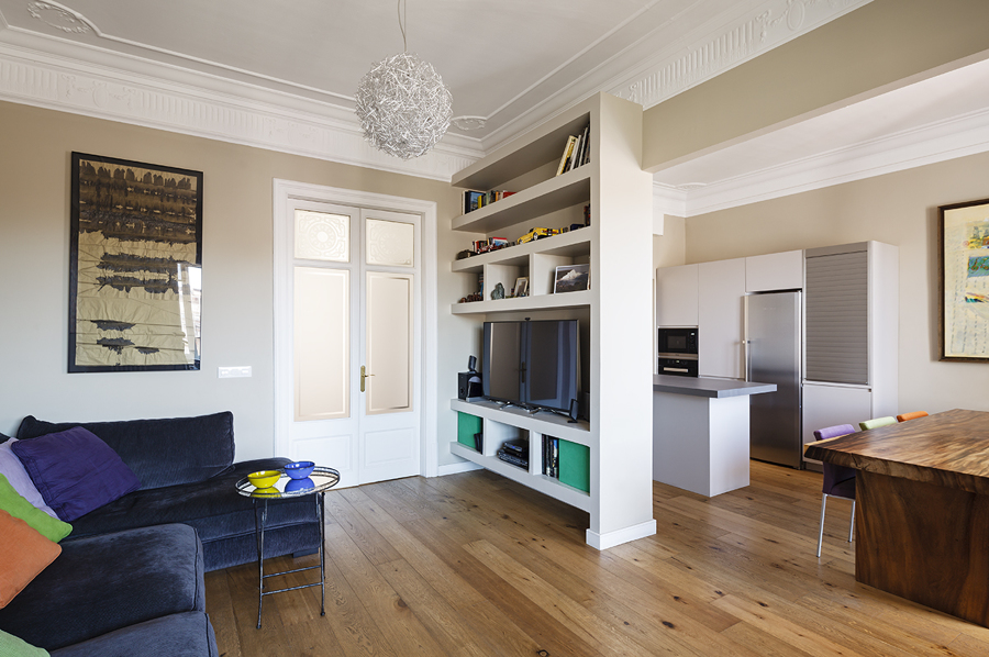 Reforma de Sala/Comedor Abierto en Vivienda