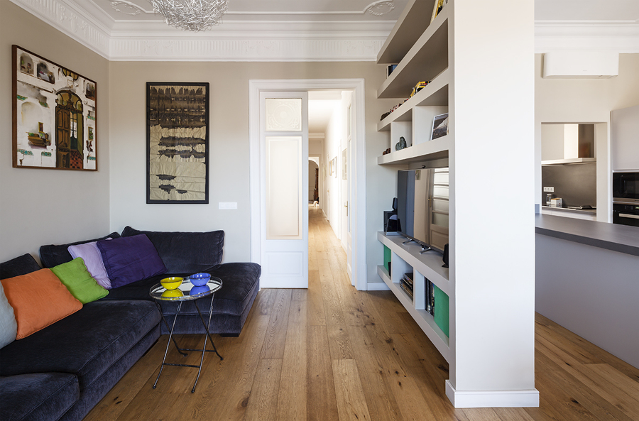 Reforma de Sala/Comedor Abierto en Vivienda