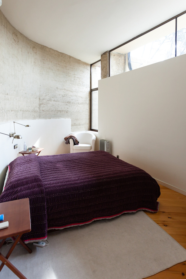 Dormitorio estilo rústico moderno