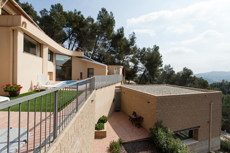 Terraza estilo rústico