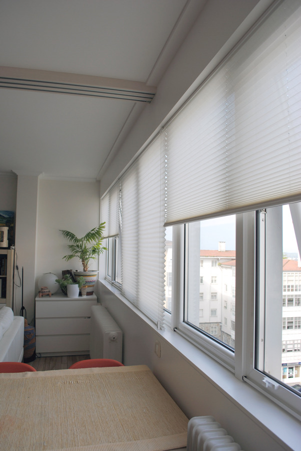 Reforma finalizada 6 con estores plisados