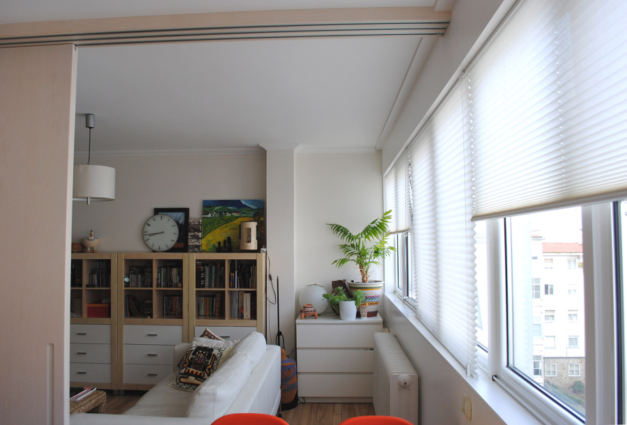 reforma finalizada 7 con estores plisados