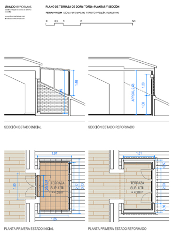 REFORMA - INCORPORACIÓN DE TERRAZA A DORMITORIO