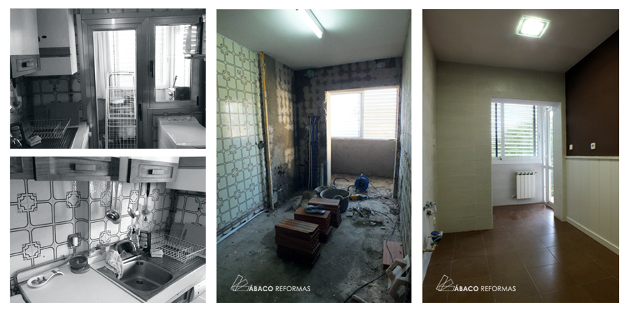 Reforma integral de cocina y tendedero