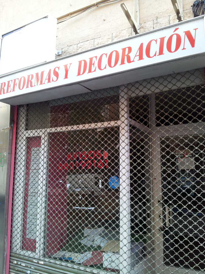 Escaparate Antes de Reformar