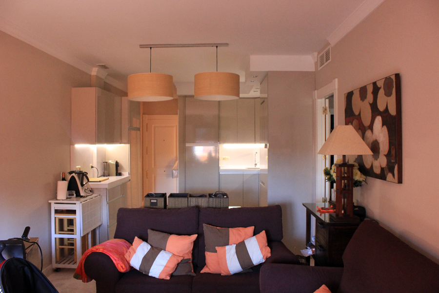 Reforma integral de salón, cocina y dormitorio en vivienda